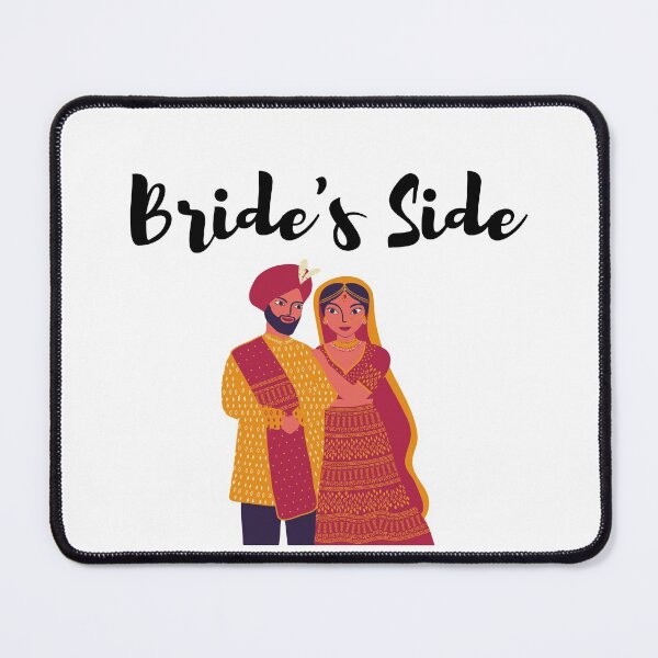 Item preview, Bride's Side (Bridesmaids) Desi Wedding designed and sold by billionairebrnd.