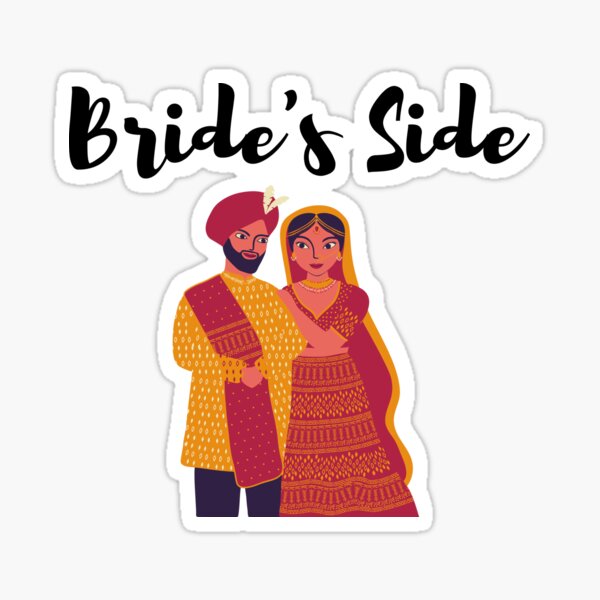 Item preview, Bride's Side (Bridesmaids) Desi Wedding  designed and sold by billionairebrnd.