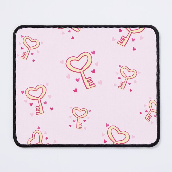 Item preview, Pink Heart Keys. Cute Pastel Pattern designed and sold by TheGoToStore.