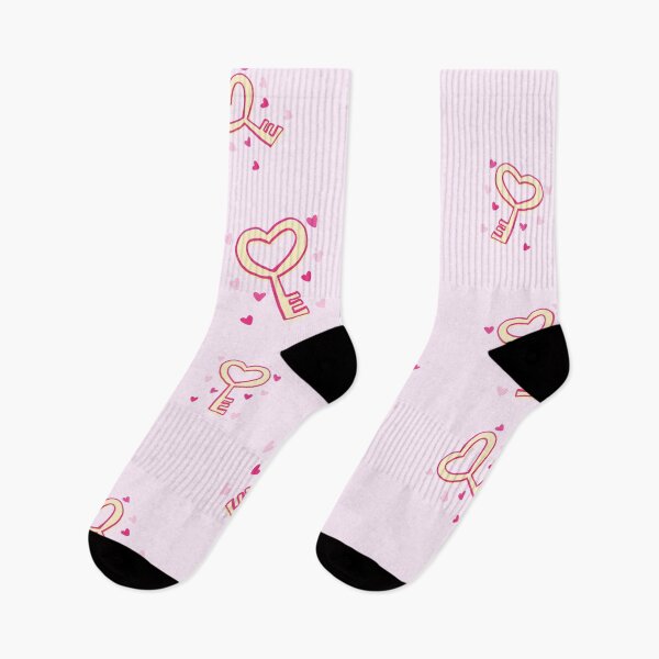 Item preview, Pink Heart Keys. Cute Pastel Pattern designed and sold by TheGoToStore.