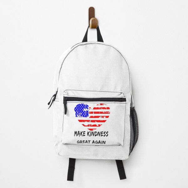 Item preview, Make Kindness Great Again with American Heart Flag Patriotic designed and sold by Craftynistia.