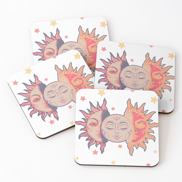 Item preview, Star child of the moon and sun (white bg, matte 1 version) designed and sold by VantaTheArtist.