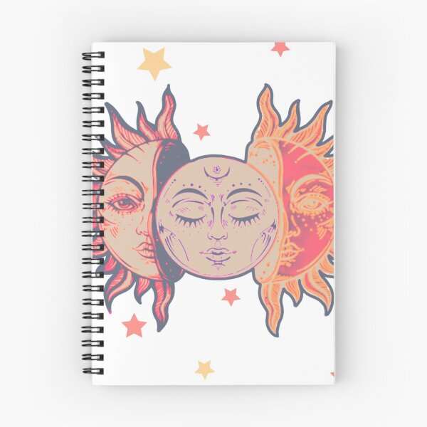 Item preview, Star child of the moon and sun (white bg, matte 1 version) designed and sold by VantaTheArtist.