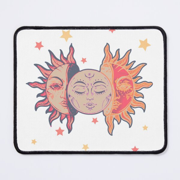 Item preview, Star child of the moon and sun (white bg, matte 1 version) designed and sold by VantaTheArtist.