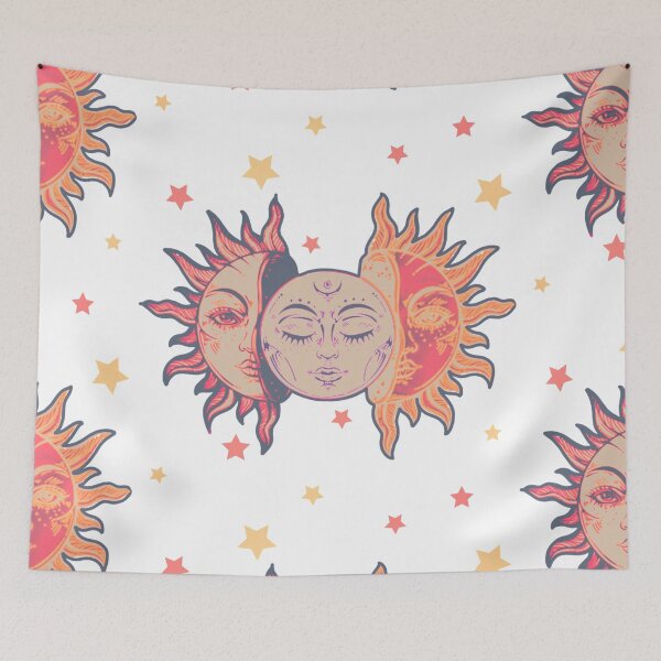 Item preview, Star child of the moon and sun (white bg, matte 1 version) designed and sold by VantaTheArtist.