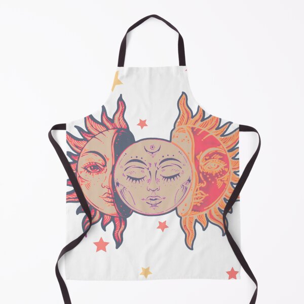 Item preview, Star child of the moon and sun (white bg, matte 1 version) designed and sold by VantaTheArtist.