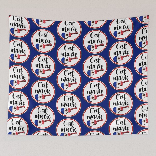 Item preview, C'est ma vie, Ukulele with the French flag designed and sold by DeliriousSteve.