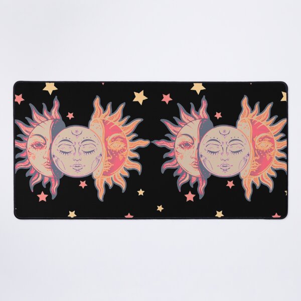 Item preview, Star child of the moon and sun (black bg, matte 1 version) designed and sold by VantaTheArtist.