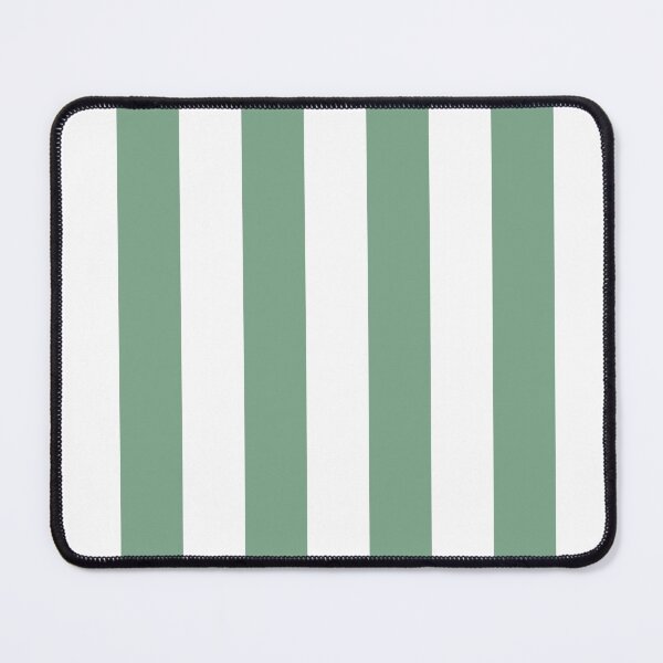 Item preview, Sage Green and White Vertical Cabana Tent Stripes designed and sold by podartist.