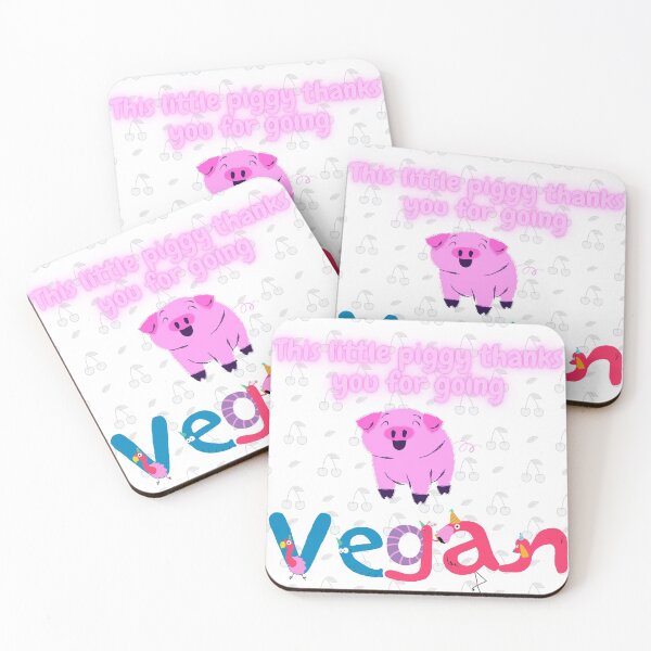 Artikelvorschau, Dieses kleine Schweinchen dankt dir, dass du vegan bist entworfen und verkauft von ChloboShokaDen.