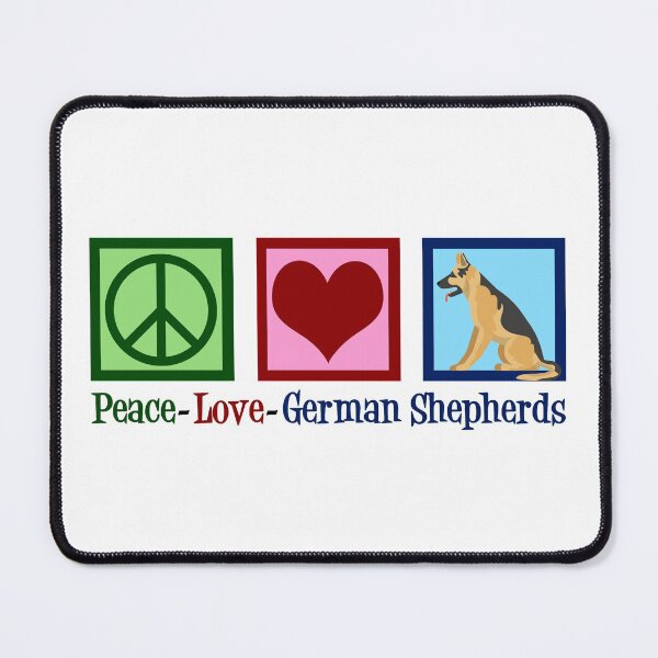 Item preview, Peace Love German Shepherds designed and sold by Epic Love Designs.
