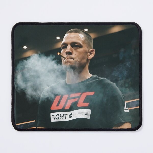 Item preview, Nate Diaz blazing at open UFC workout designed and sold by PlanetMMA.