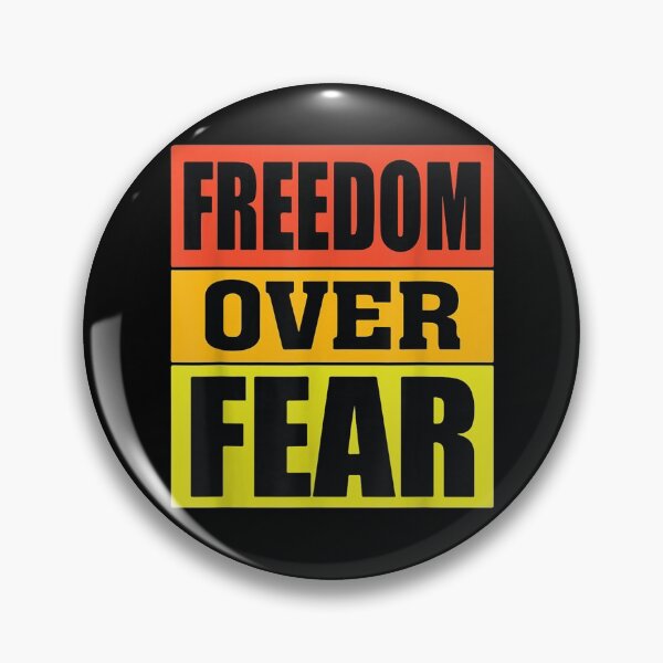 Item preview, Womens Men Freedom Over Fear  designed and sold by AlvaShop.