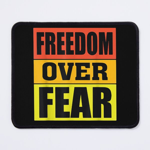 Item preview, Womens Men Freedom Over Fear designed and sold by AlvaShop.