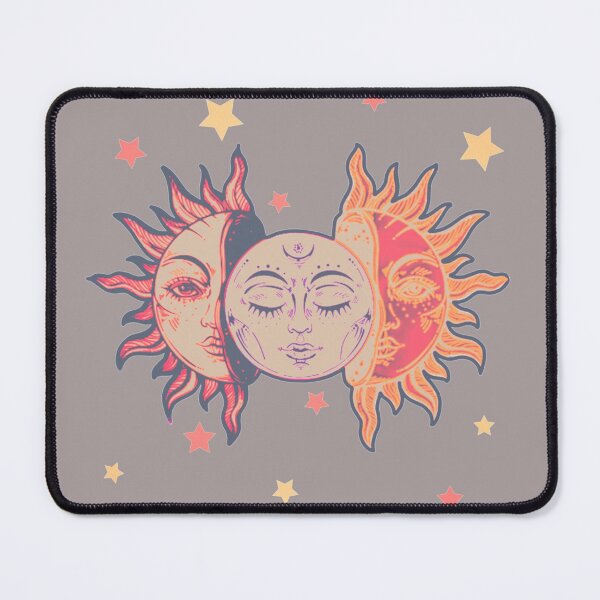 Item preview, Star child of the moon and sun (matte grey bg, matte 1 version) designed and sold by VantaTheArtist.