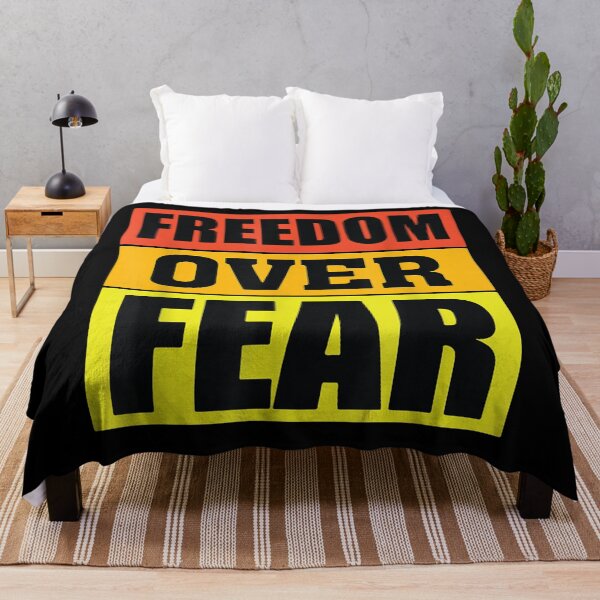 Item preview, Womens Men Freedom Over Fear  designed and sold by AlvaShop.