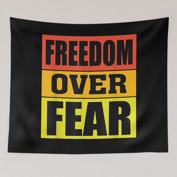 Item preview, Womens Men Freedom Over Fear  designed and sold by AlvaShop.