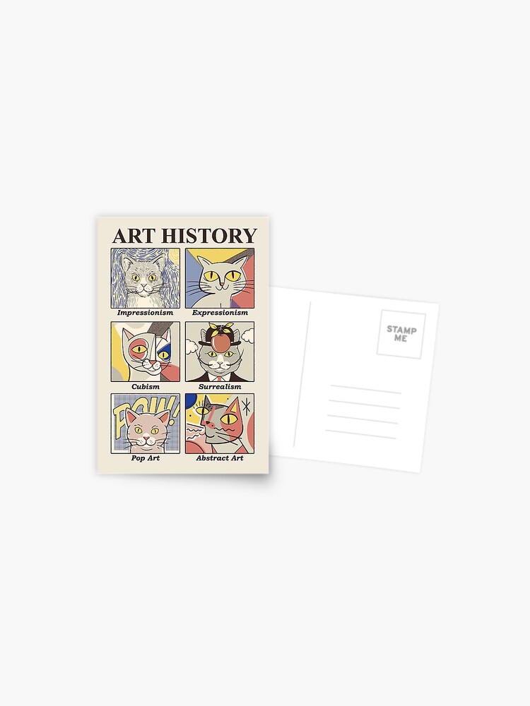 Thumbnail 1 of 2, Postcard, Art History designed and sold by Thiago Corrêa.