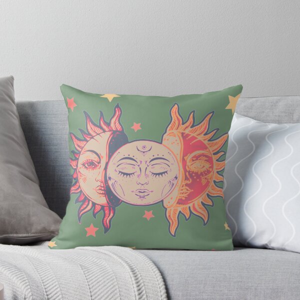 Item preview, Star child of the moon and sun (matte greyish green bg, matte 1 version) designed and sold by VantaTheArtist.