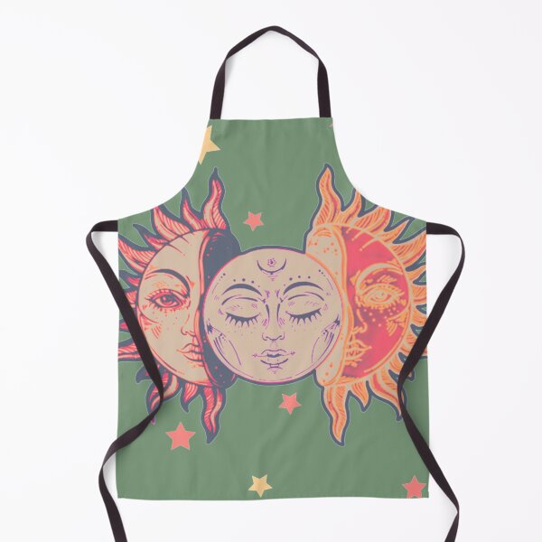 Item preview, Star child of the moon and sun (matte greyish green bg, matte 1 version) designed and sold by VantaTheArtist.
