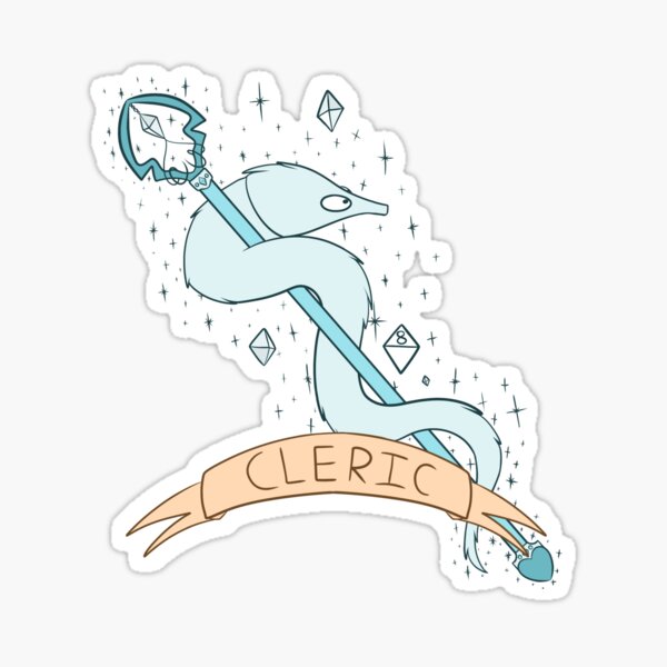 Worm on a String Classes - Cleric Sticker