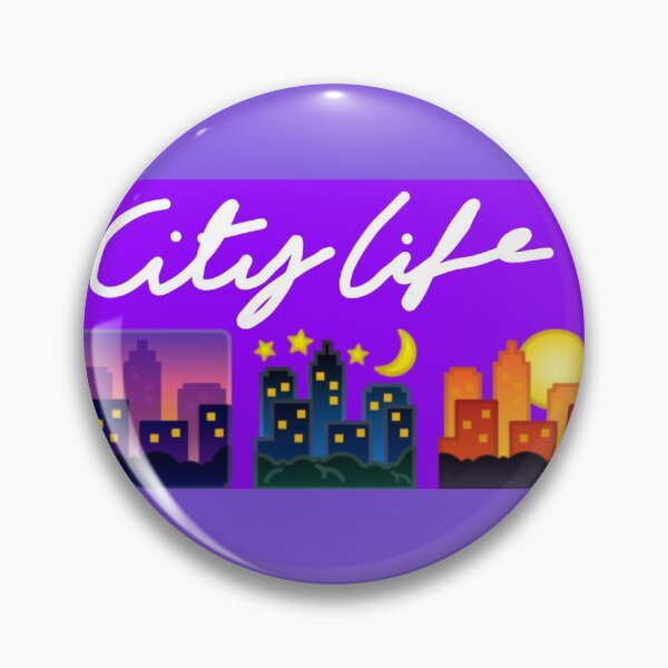 Item preview, City Life - purple sunset designed and sold by MoMoJaJa.