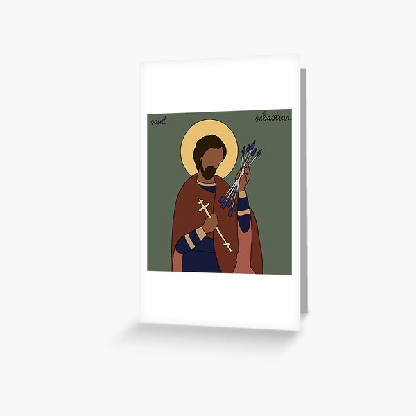 Item preview, Saint Sebastian designed and sold by KMumey Designs.