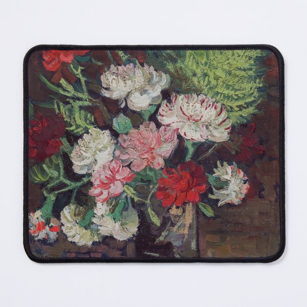 Item preview, Vase with Carnations by Vincent van Gogh, Dutch, 1886 designed and sold by Shapes-Mania.