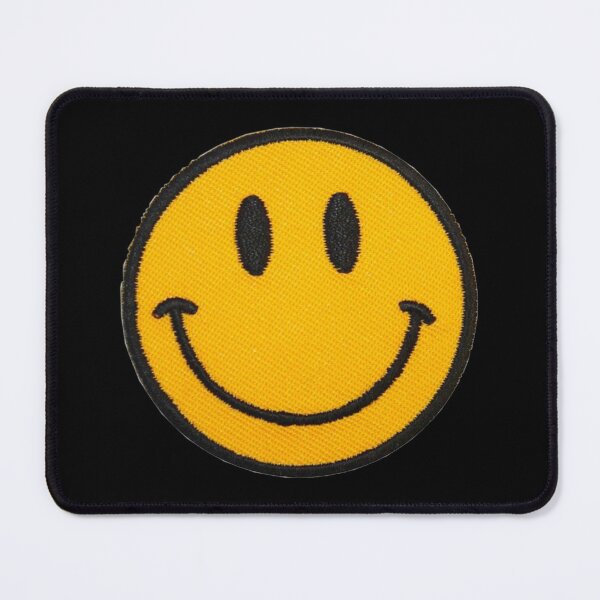 Item preview, Smiley Happy Patch | Happy Face | Black | designed and sold by HappyFaceCo.