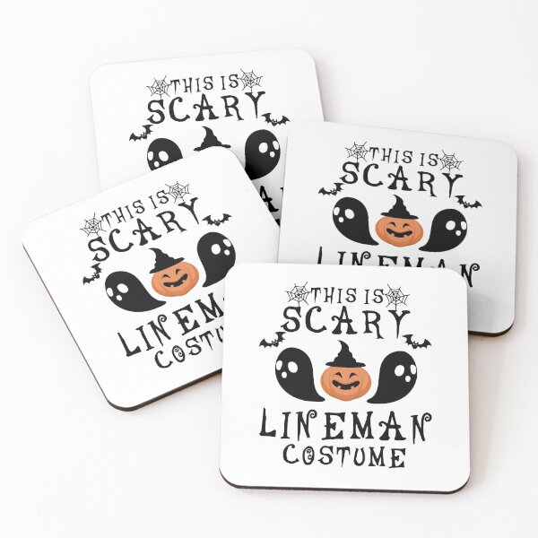 Item preview, This Is Scary Lineman Costume designed and sold by imaneless.