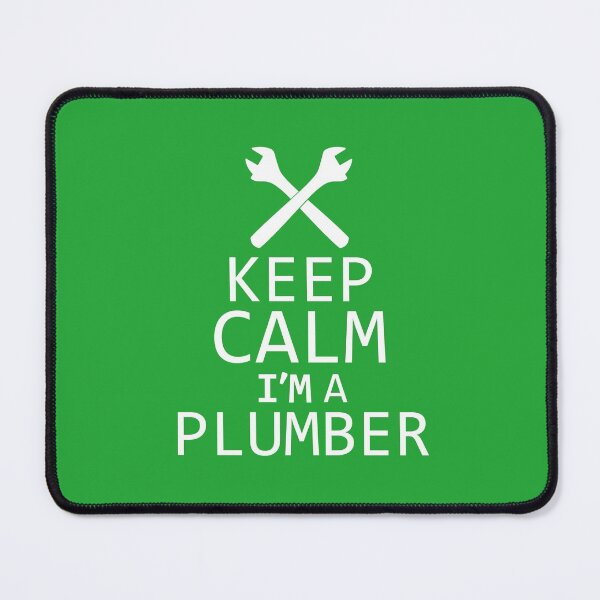 Item preview, Keep Calm I'm A Plumber Funny quote designed and sold by DesignHouse07.