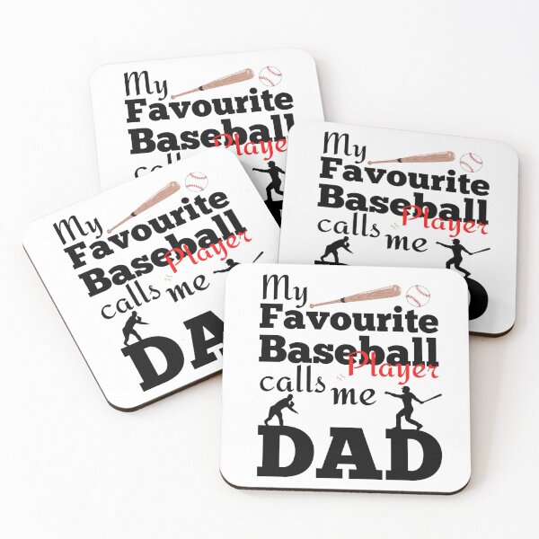 Item preview, My Favourite Baseball Player Calls Me Dad designed and sold by Sonatablue.