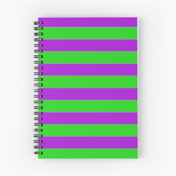 Item preview, Vibrant Green and Purple Horizontal Stripes designed and sold by SpookyKids.
