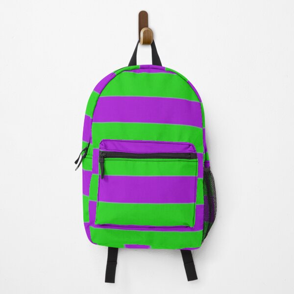 Item preview, Vibrant Green and Purple Horizontal Stripes designed and sold by SpookyKids.