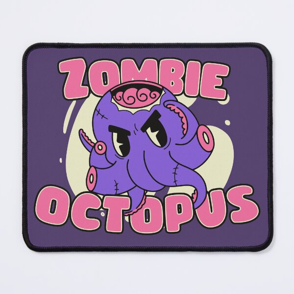 Item preview, Cute Zombie Octopus // Funny Halloween Animals designed and sold by SLAG-Creative.