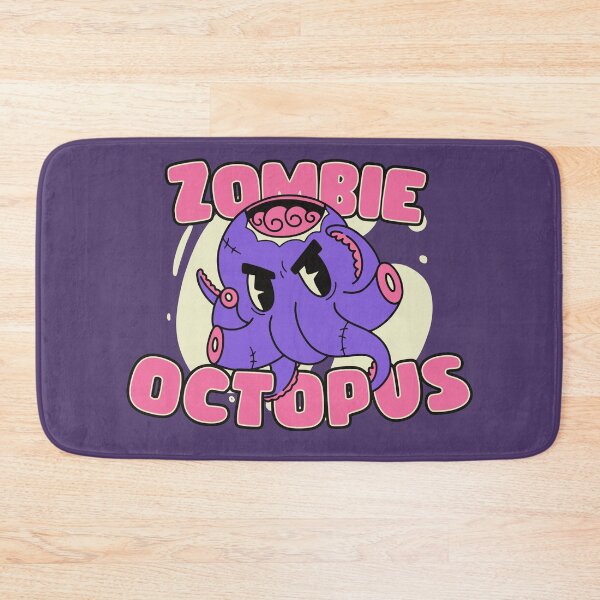 Item preview, Cute Zombie Octopus // Funny Halloween Animals designed and sold by SLAG-Creative.