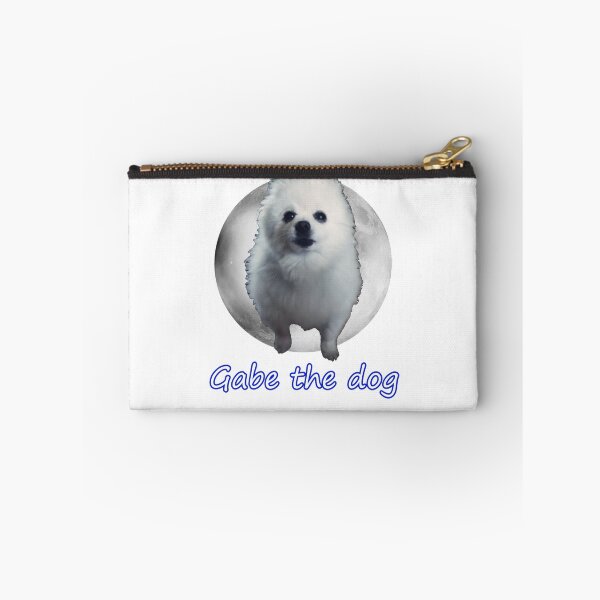 Item preview, Gabe the dog on the moon with name - blue FAMOUS DOG designed and sold by klonoamario95.