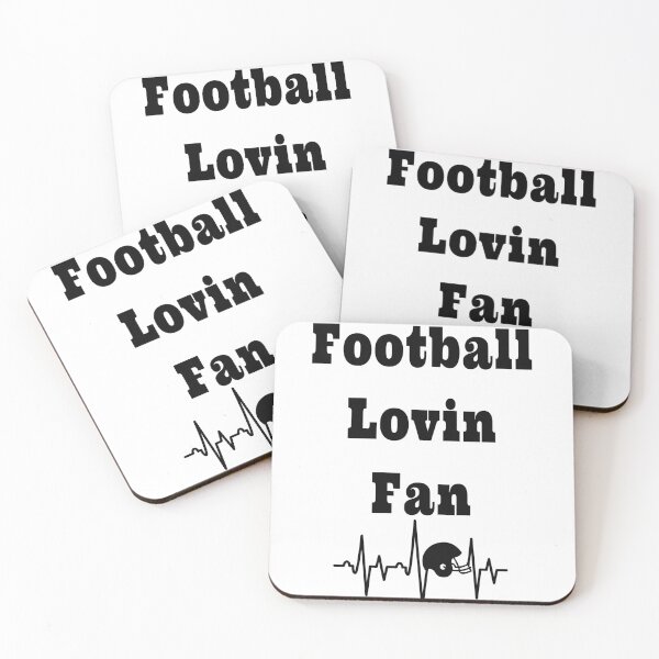 Item preview, Football Lovin Fan with Football Heartbeat designed and sold by Craftynistia.