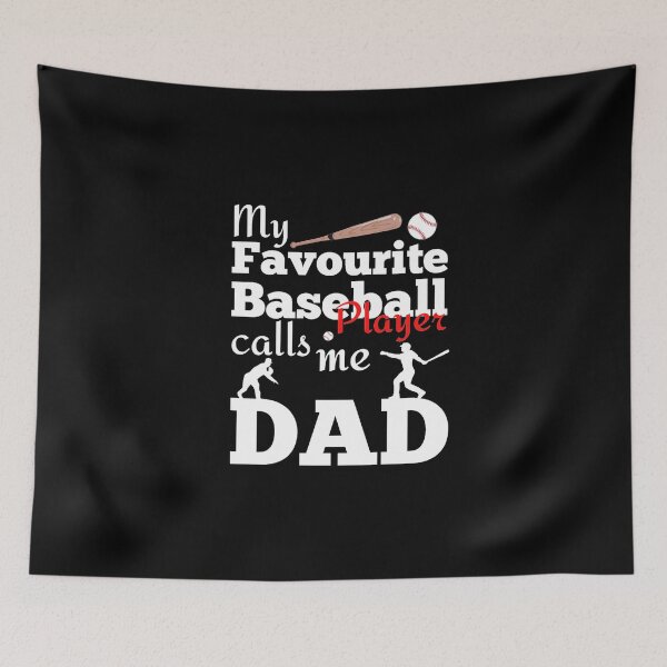 Item preview, My Favourite Baseball Player Calls Me Daddy designed and sold by Sonatablue.