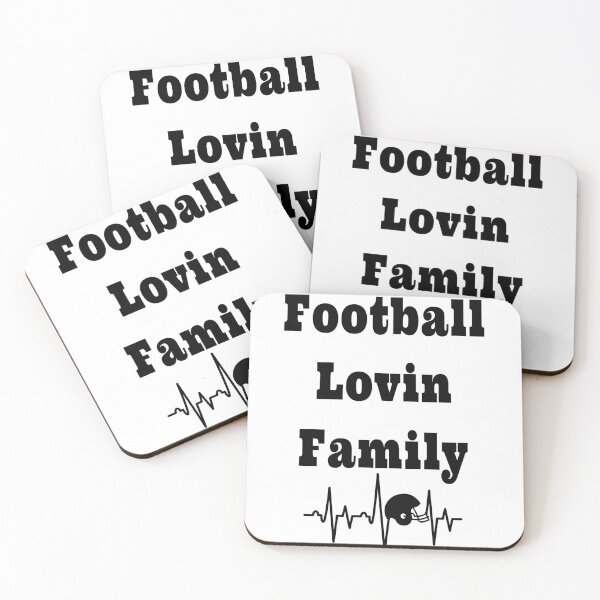 Item preview, Football Lovin Family with Football Heartbeat designed and sold by Craftynistia.