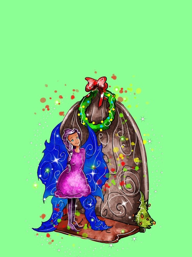 Thumbnail 4 of 4, iPhone Case, Hollydays Shimmer The Seasonal Door Fairy™ designed and sold by TeelieTurner.