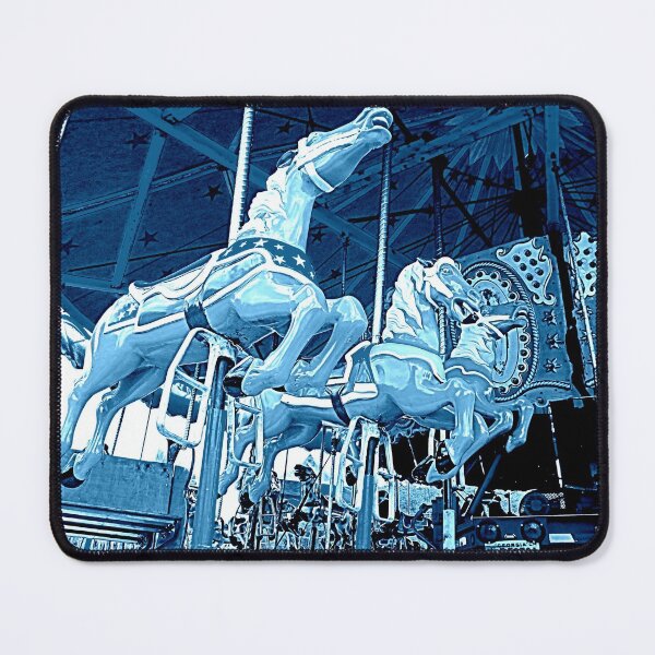 Item preview, Roundabout And Flying Horses designed and sold by Jean Gregory Evans.