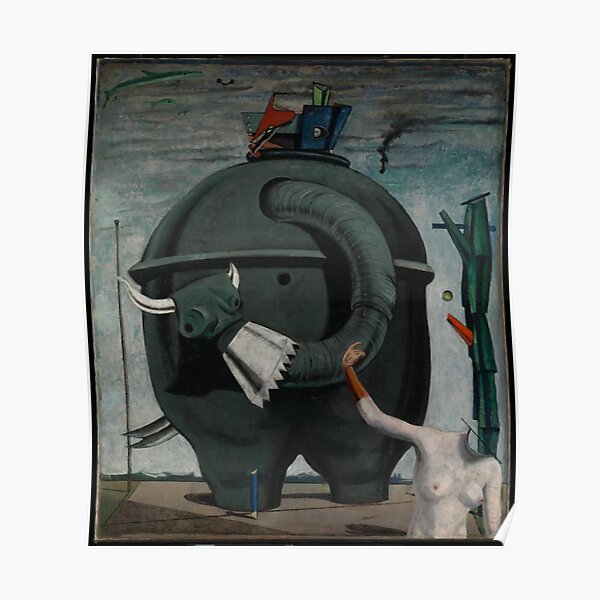 Der Elefant Celebes Max Ernst Poster