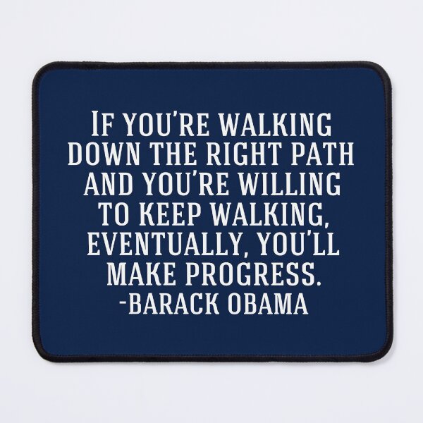 Item preview, Political Progress Inspirational Obama Quote designed and sold by Epic Love Designs.