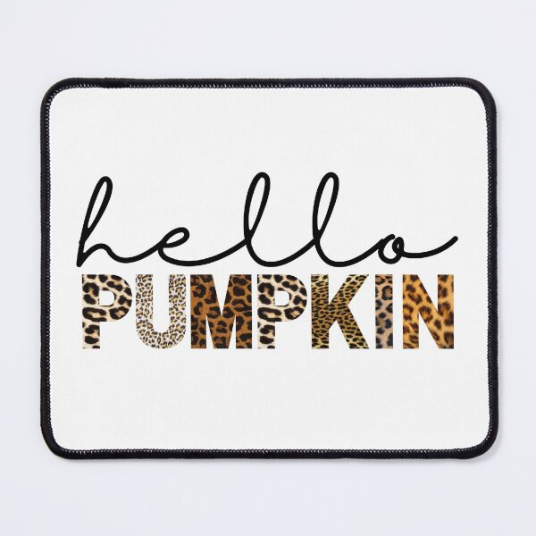 Item preview, Hello Pumpkin Leopard Print fall design  designed and sold by evolushen.