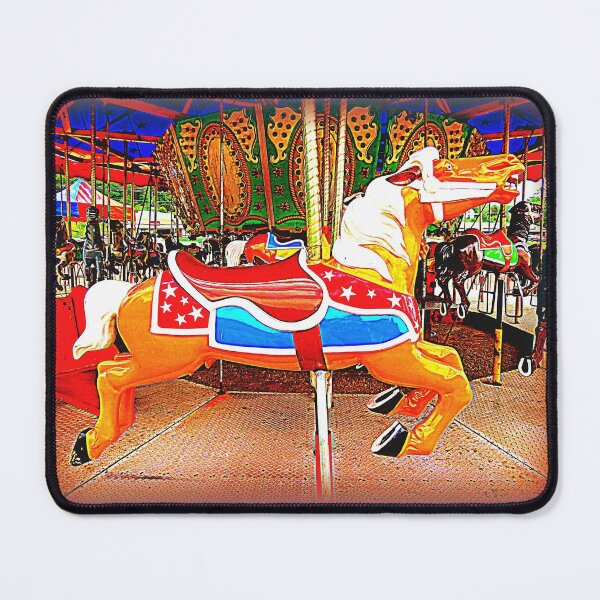 Item preview, Flying Horsey With Red Saddle designed and sold by Jean Gregory Evans.