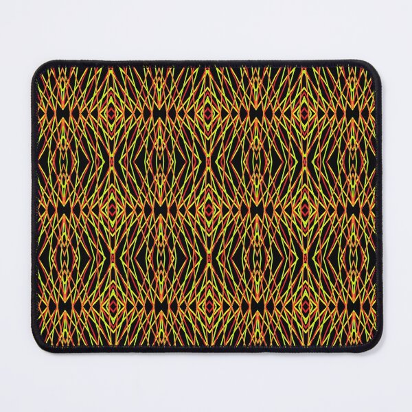 Item preview, Flashy Pattern 326 | Colorful Unique Flashy Patterns | Colorful Yellow, Lime, Red and Green stripes on Black Background Flashy Pattern designed and sold by Dream Wear.
