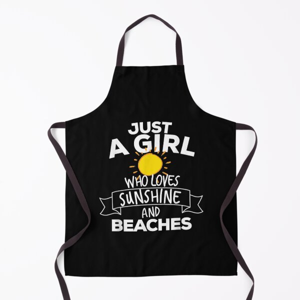 Item preview, Just A Girl Who Loves Sunshine & Beaches Funny Party designed and sold by HeulwenShop.