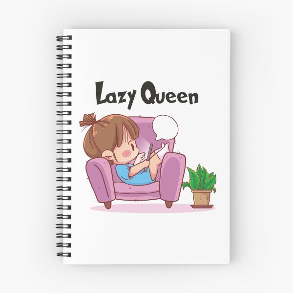 Item preview, Lazy Queen Cute Sleepy designed and sold by RahilMansuri.