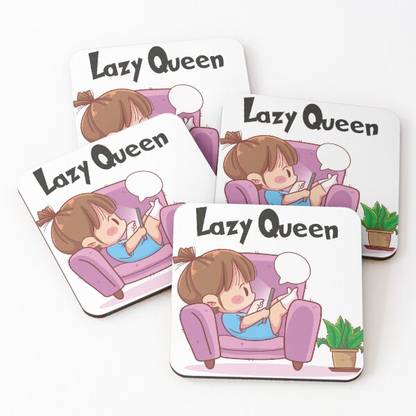 Item preview, Lazy Queen Cute Sleepy designed and sold by RahilMansuri.